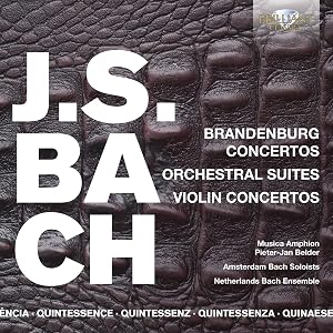 Bach : Concertos Brandebourgeois - Suites orchestrales - Concertos pour violon. Belder, Suske, Van Delft, Koetsveld, Masur.