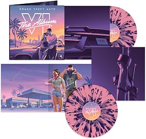 Grand Theft Auto VI: The Album Color Rosa y Morado. Edici&oacute;n Exclusiva Amazon