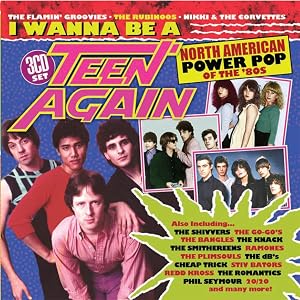 I WANNA BE A TEEN AGAIN - AMERICAN POWER POP 1980-1989 CLAMSHELL BOX