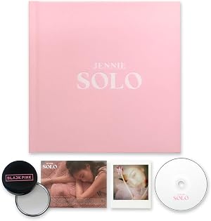 SOLO - BLACKPINK JENNIE Album CD + Photobook + Lyrics Postcard + Photocard + FREE GIFT / K-POP Sealed