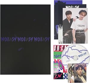 STRAY KIDS THE 2ND ALBUM - NOEASY [ Standard ver. / B Type ] Photobook + Lyrics Book + CD-R + Sticker + Unit Folded Poster + Photocards + Double Sided Photocard