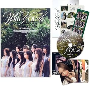 TWICE - 13th Mini Album [With YOU-th] (Standard Ver. - Forever Ver.) Photobook + Photocard + 3-Cut Photo + Film Photocard + Letter Poster R + Sticker + 2 Pin Badges + 5 Extra Photocards