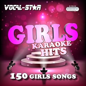 Vocal-Star Girls Karaoke Hits CD Collection Party CDG CD+G Disc Pack 8 Discos Karaoke con palabras - 150 Canciones [audioCD] vocal-star
